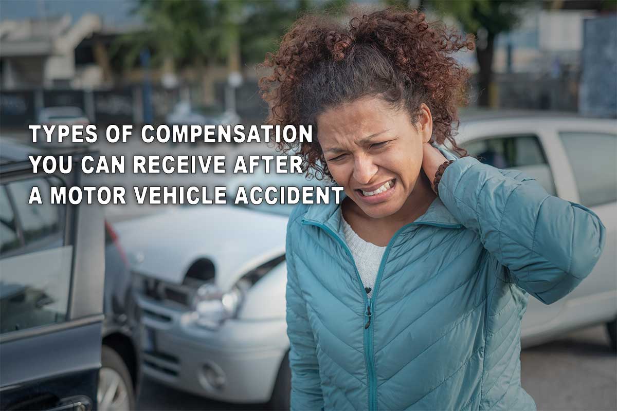 Woman injured in a car accident